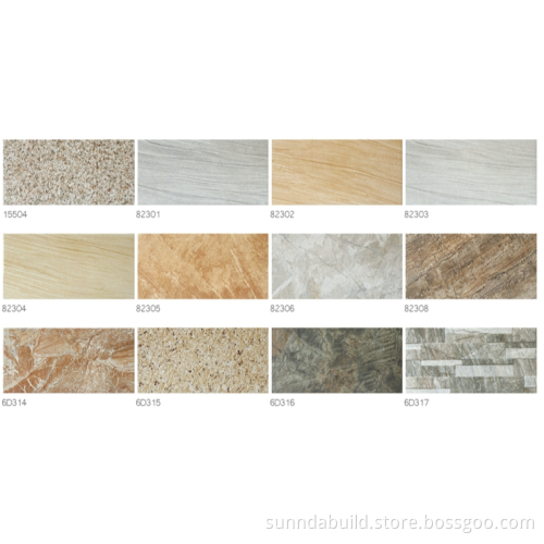 China latest design outdoor exterior wall tiles design, ceramic tiles with good quality,flooring for outdoor patio brick tile